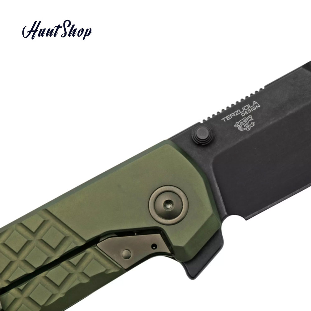 MKM-Maximo-MM-TGRD-Green-knife,-Bob-Terzuola-design چاقو MKM Maximo Green Anodized Titanium