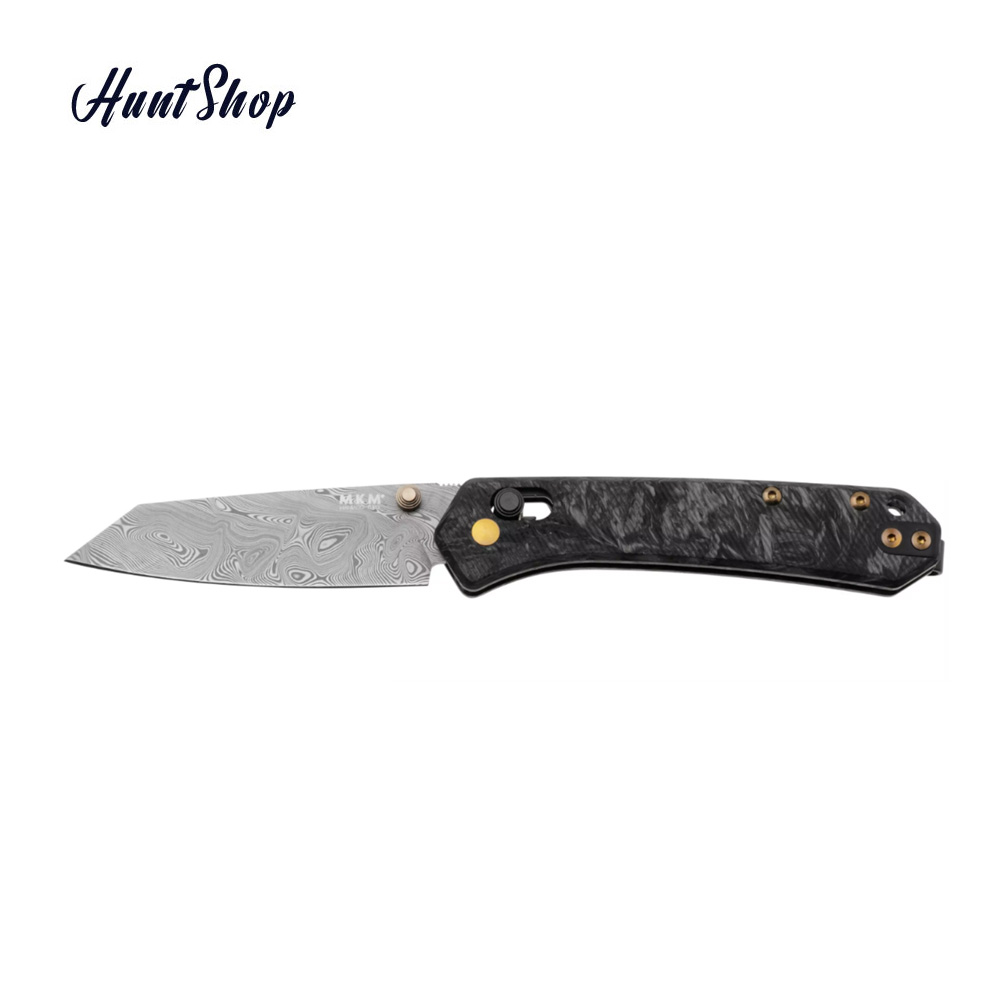 MKM-Yipper-'Fancy-Boi'-YP-D-Damascus-Limited-Edition,-Marbled-Carbon-Fiber چاقو شکاری MKM Yipper